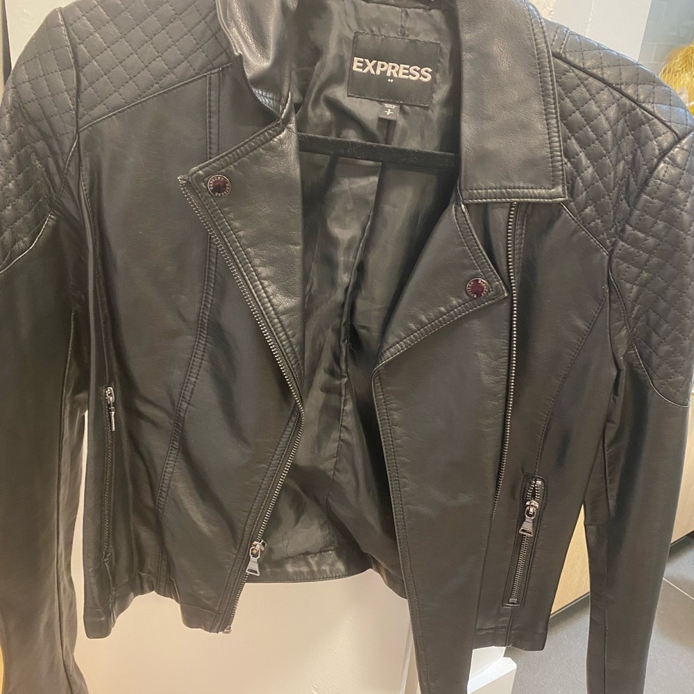 Express leather jacket